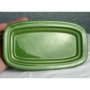 Fiesta Homer Laughlin Original Green Covered Butter Dish BOTTOM ONLY Replacement